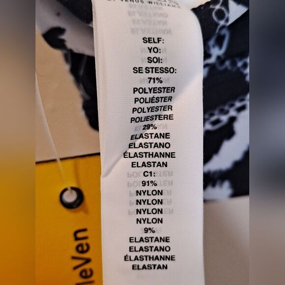 Eleven by Venus Williams Chain Print 90s Sport Bra NWT Small - Picture 6 of 9